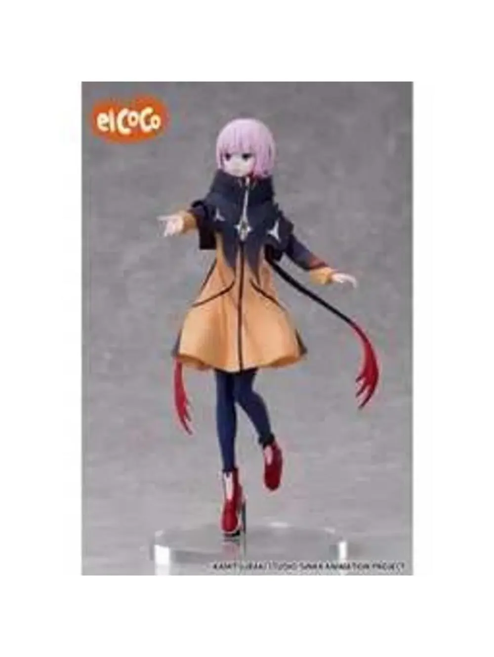 elCOCO Morisaki Kafu Figure Pink New Sinka Animation Series Round 1 US Seller